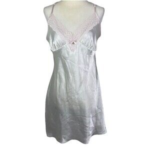 Linea Donatella Chemise Slip Babydoll Dress Lingerie White S Coquette Bride